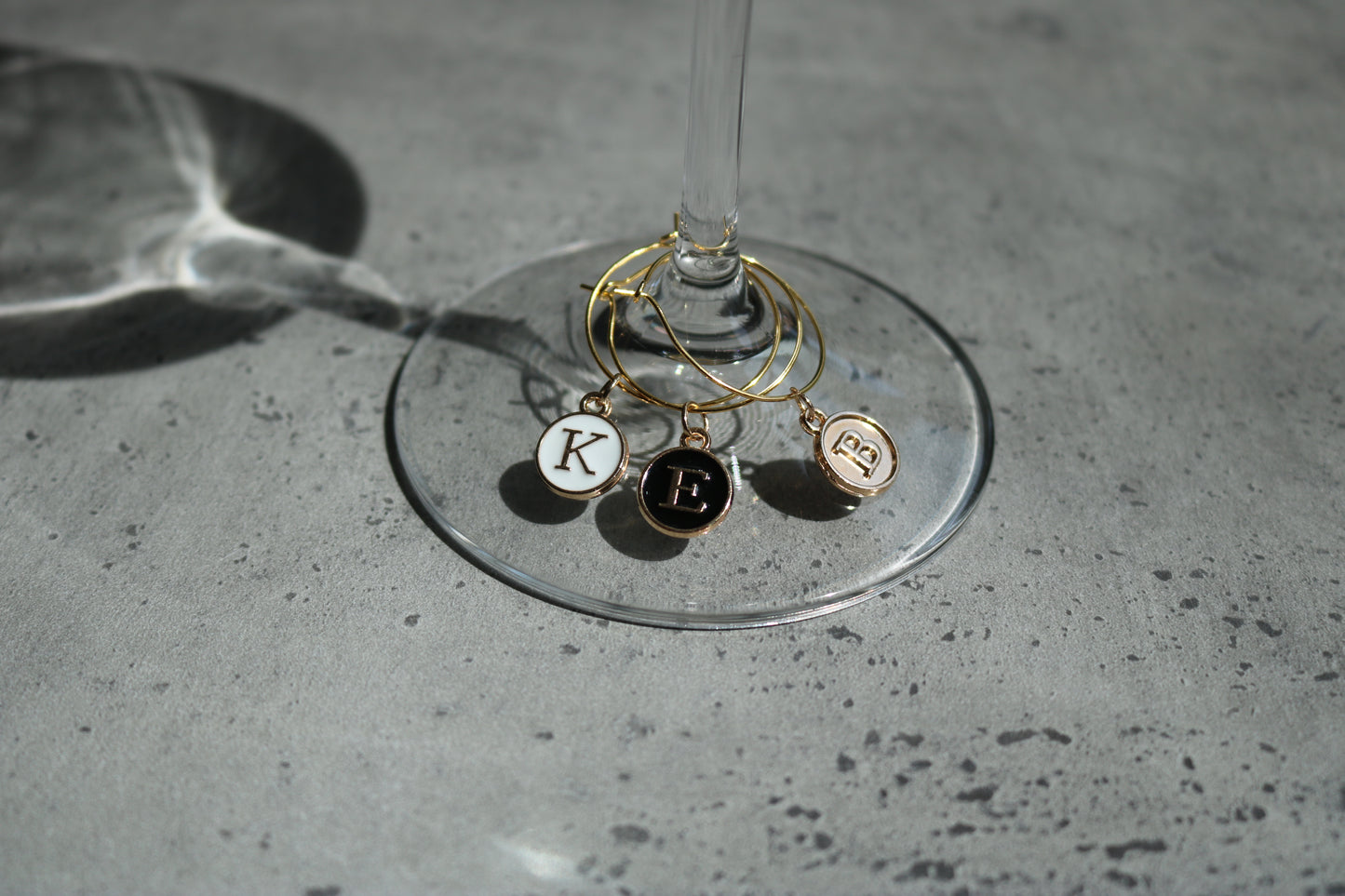 Wine Charm Rings